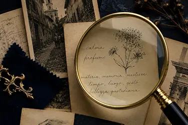 An open book with a fountainpen across its pages