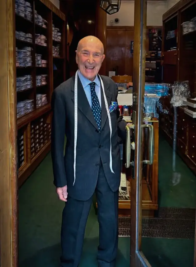 Image Credit: Knize Company owner R. Niedersuess at the entrance of the Knize premises