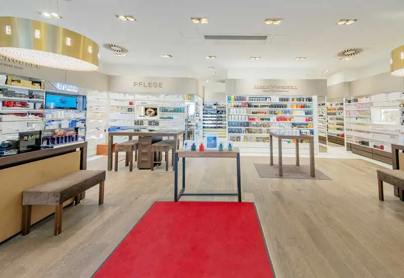 Image Credit: Nägele & Strubell Interior of flagship store, Graben, Vienna.