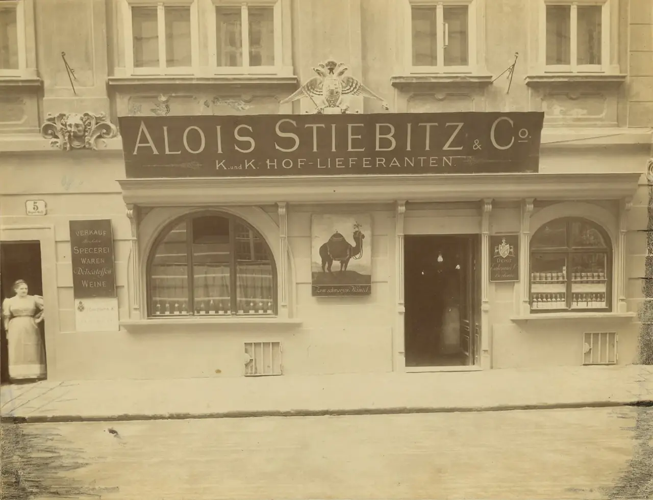 Image Credit: Image Credit: Freya Martin Historic Image of the Shop Front