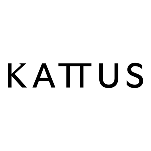 Text logo of the company Kattus